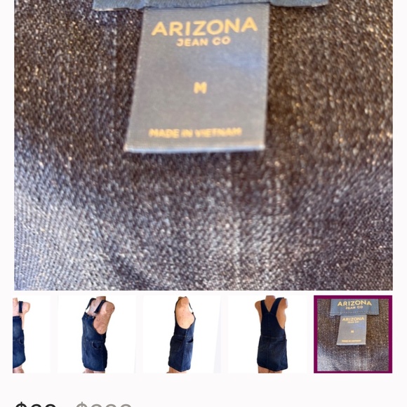 Jean/Denim Overall Dress - Picture 7 of 7